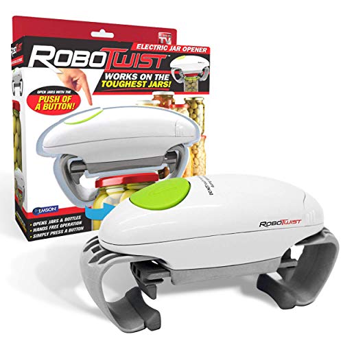 Robotwist Deluxe 7321 Automatic Jar Opener As Seen Higher Torque for Improved Jar Opening Performance On TV