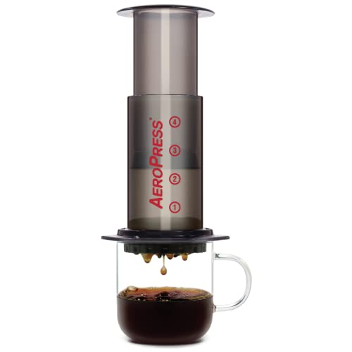 AeroPress Original Coffee and Espresso Maker  Makes 13 Cups of Delicious Coffee Without Bitterness per Press
