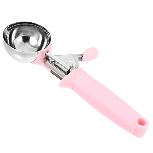 Yardwe Fruit Icecream Ball Spoon Stainless Steel Ice Cream Scoop Melon Baller Melon Scoop for Watermelon Ice Cream Fruits Sorbet Meatball