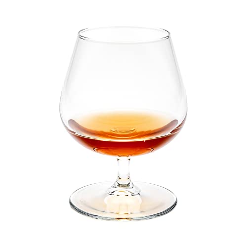 Cascata 13 Ounce Brandy Glasses Set Of 6 Tempered Snifter Glasses  ChipResistant FineBlown Glass Brandy Snifters DishwasherSafe For Brandy Or Liquors  Restaurantware