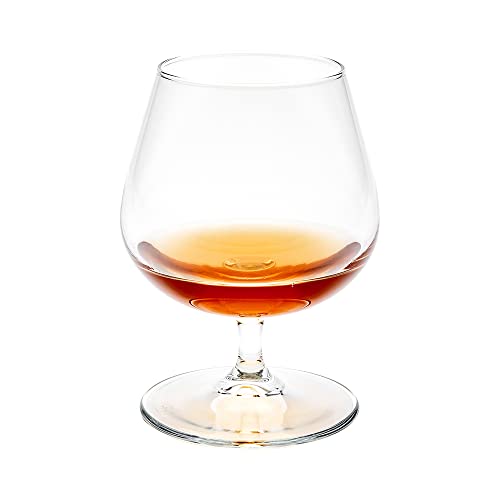 Cascata 13 Ounce Brandy Glasses Set Of 6 Tempered Snifter Glasses  ChipResistant FineBlown Glass Brandy Snifters DishwasherSafe For Brandy Or Liquors  Restaurantware