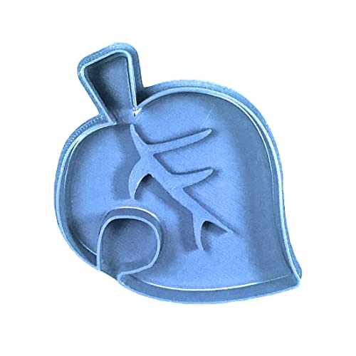 Cuticuter Leaf Cookie Cutter ACNH blue