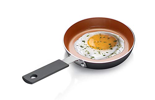 Gotham Steel Mini Egg and Omelet Pan with Ultra Nonstick Titanium  Ceramic Coating  55 Dishwasher Safe Stay Cool Handle