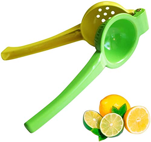 Culinary Elements Metal Lemon and Lime Squeezer Manual Press Easy to Use Citrus Juicer Dishwasher Safe
