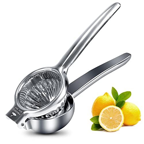Upgraded Lemon Squeezer Meidong Super Stainless Steel 304 Hand Press Juicer Manual Citrus for Juicing Lemon ＆ Limes Vegetables