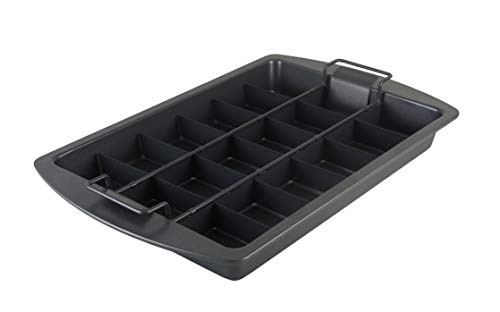 Chicago Metallic Professional Slice Solutions Brownie Pan 9Inchby13Inch   Dark Gray