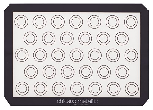 Chicago Metallic Silicone Pastry Mat with Measurements Baking Mat with Cookie Marks