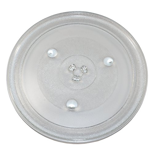 HQRP 12375  315cm Glass Turntable Tray fits GE General Electric Hamilton Beach Frigidaire Emerson Oster Magic Chef Panasonic Microwave Oven Cooking Plate 1238inch 315mm H4899