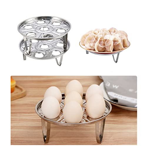 Egg Steamer Rack Stackable Sturdy Egg Cooker Steamer Rack Multipurpose Stainless Steel Egg Assist Can Be Used As A Pot Pad Pan Pad And Pressure Cooker