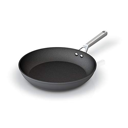 Ninja C30030 Foodi NeverStick Premium 12Inch Fry Pan HardAnodized Nonstick Durable  Oven Safe to 500°F Slate Grey