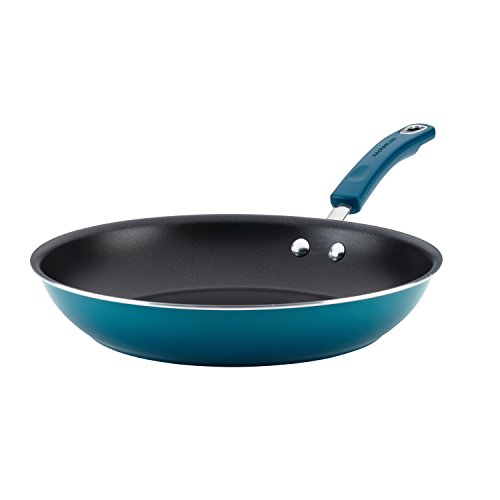 Rachael Ray Brights Nonstick Frying Pan  Fry Pan  Skillet  125 Inch Blue