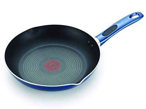 Tfal  B0370764 Tfal B03707 Excite ProGlide Nonstick ThermoSpot Heat Indicator Dishwasher Oven Safe Fry Pan Cookware 12Inch Blue