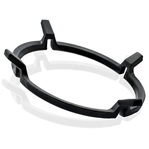 Wok Ring Non Slip Black Cast Iron Stove Rack for Kitchen Wok Support Ring Cooktop Range Pan Holder Stand Stove Rack Milk Pot Holder for Gas Hob  Gas Stove Accessories