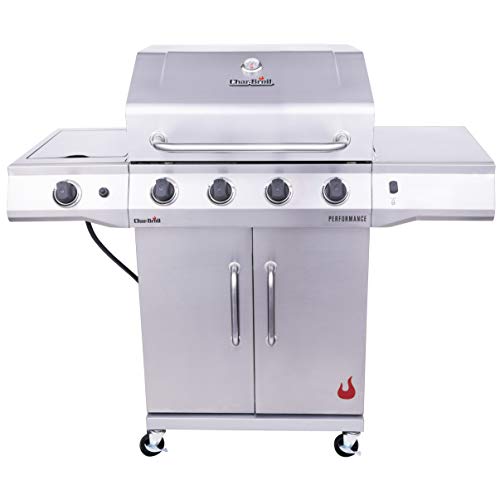 CharBroil 463354021 Performance 4Burner Cabinet Style Liquid Propane Gas Grill Stainless Steel