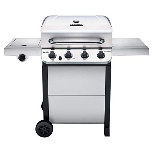 CharBroil 463377319 Performance 4Burner Cart Style Liquid Propane Gas Grill Stainless Steel