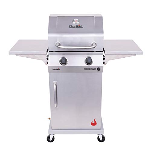 CharBroil 463660421 Performance 2Burner Cabinet Style Liquid Propane Gas Grill Stainless Steel
