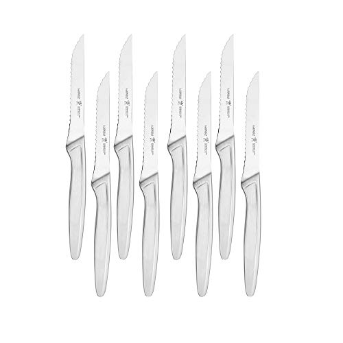HENCKELS Steak Knife Set of 8 Stainless Steel Knife Set Silver