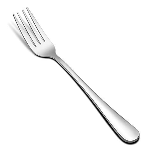 Hiware 12piece Stainless Steel Salad Forks Dessert Forks Set Dishwasher Safe 67 Inches