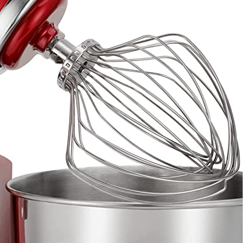 11Wire Whip attachment for KitchenAid Stand Mixer Accessory ReplacementKitchenaid Whisk Attachment Fit 5 and 6 Quart Lift Stand MixerEgg Cream StirrerFlour Cake Balloon Whisk