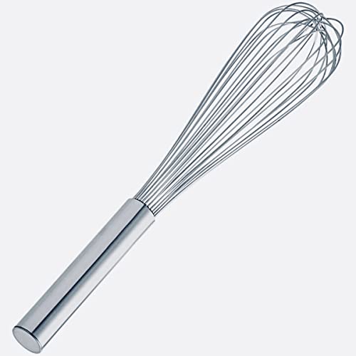 14 Stainless Steel Piano Whip  Whisk Piano Wire Whip Handheld Whisk for Blending Whisking Beating Stirring and Mixing by Tezzorio