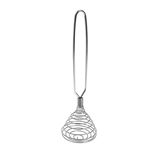 ICYANG Stainless Steel Spring Coil Whisk Wire Whip Cream Egg Beater Gravy Hand Mixer Egg Whisk Egg Beater for Cooking Whipping Mixing Blender Kitchen Cream Egg Beater Gravy Hand Mixer