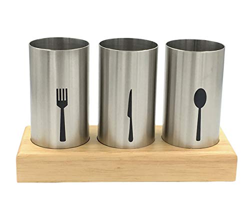 4PC Flatware Caddy Holder Stainless Steel