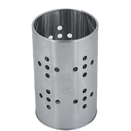 Kitchen Utensil Chopsticks Perforated Holder with Flatware Cylinder Holders for Utensils Silverware Forks Knives