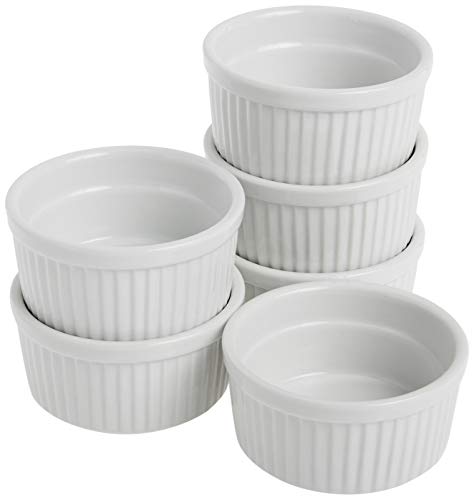 Norpro 4oz120ml Porcelain Ramekins Set of 6