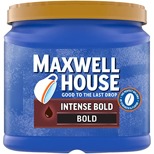 Maxwell House Intense Bold Dark Roast Ground Coffee (267 oz Canister)