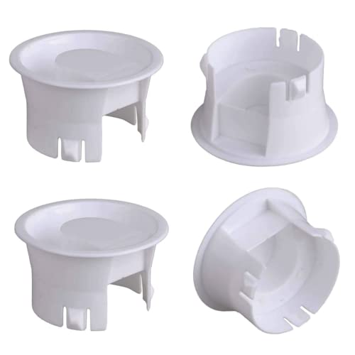 4Pcs Water Pitcher Lids Glass Water Pitcher Lids Plastic DustProof Splash Resistant Stoppers Covers for Water Jug Glass Bistro Pitcher white