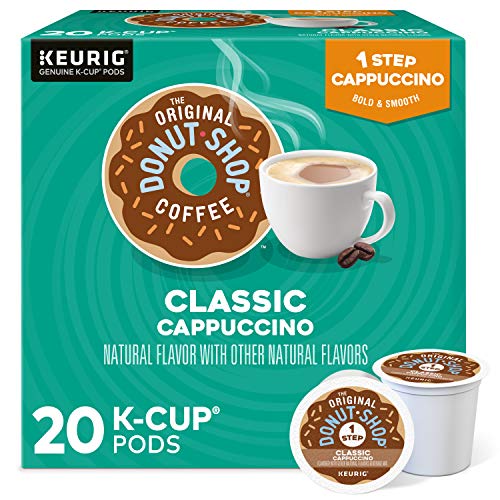 The Original Donut Shop OneStep Classic Cappuccino Keurig SingleServe KCup Pods 20 Count