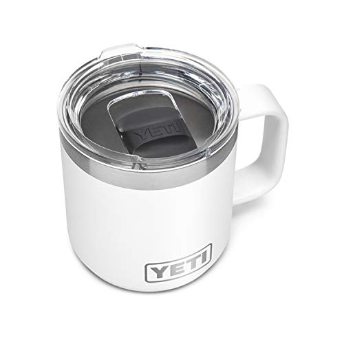 YETI Rambler 10 oz Stackable Mug Vacuum Insulated Stainless Steel with MagSlider Lid White