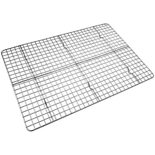Checkered Chef Cooling Rack  17 x 12 Oven Safe Stainless Steel Baking Rack for Cooking