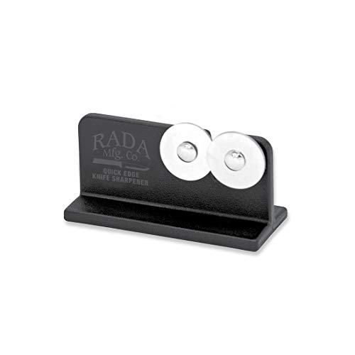 Rada Cutlery Quick Edge Knife Sharpener  Stainless Steel Wheels Made in the USA