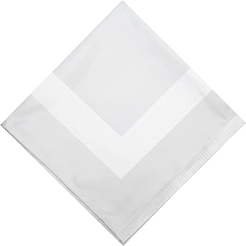 Cotton Cloth Napkin (White Solid Set of 2 (12x12))