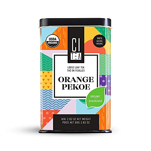 Citea  Natural Orange Pekoe Loose Leaf Tea Premium Black Tea Pure Leaf Tea in Tin Cans 80g