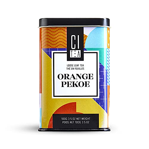 Orange Pekoe Loose Leaf Tea Premium Black Tea Iced Tea  Hot Tea Pure Leaf Tea in Tin Cans 100g  Citea
