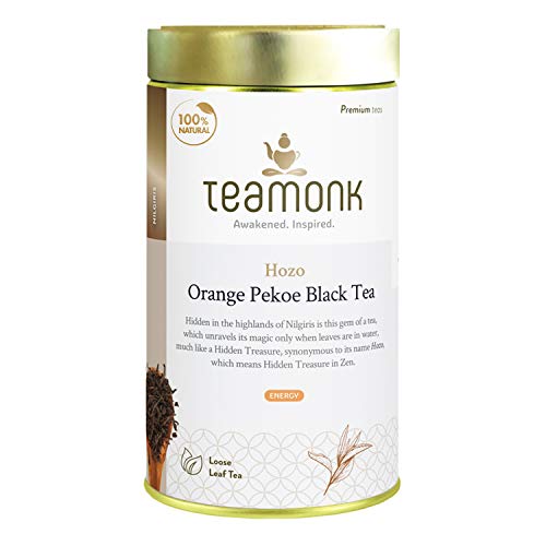 Teamonk Hozo High Mountain Orange Pekoe Black Tea Loose Leaf (75 Cups)  150 g Boosts Energy Antioxidant Properties Boosts Heart Health and Helps reduce Blood pressure
