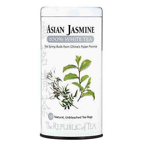 The Republic of Tea Asian Jasmine White Tea 50Count