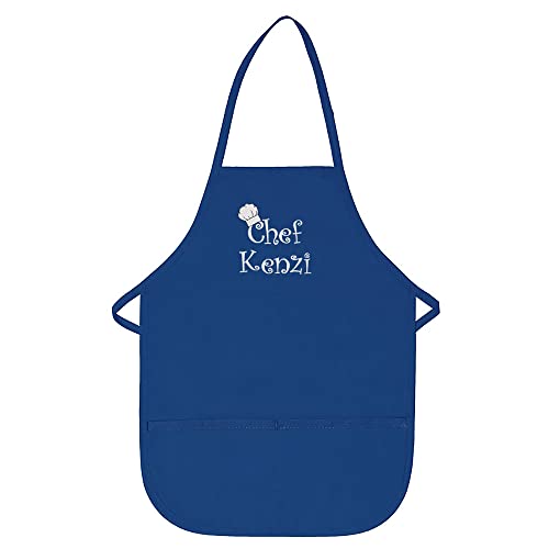THE APRONPLACE Personalized Chef Any Name Child Apron Regular Add your own name for kids kitchen baking