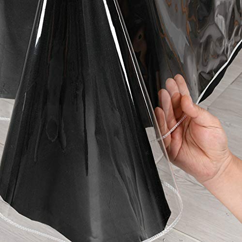 Hiasan Clear Plastic Tablecloth Rectangle  100 Waterproof Oilproof Stain Resistant Wipeable Transparant Vinyl Table Cloth Protector 54 x 80 Inch