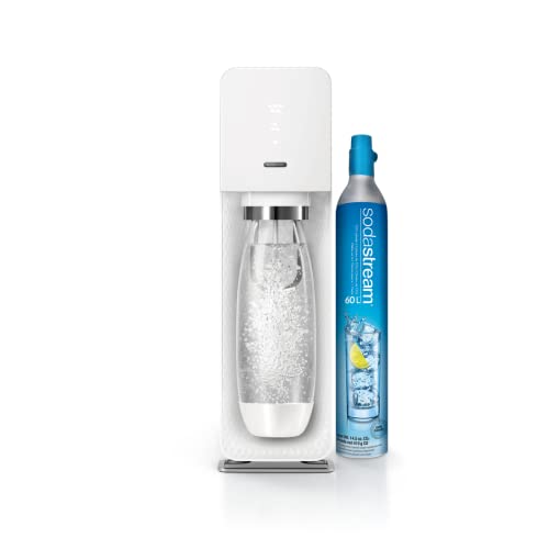 SodaStream Source Sparkling Water Maker 60L CO2 White 1L Bottle White