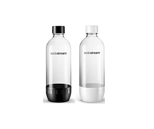 sodastream (Soda stream 1Liter Carbonating Bottles Blackwhite (Twin Pack)…)