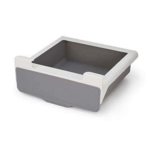 Joseph Joseph CupboardStore UnderShelf Pull Out Drawer Storage Organizer for Cabinet Gray