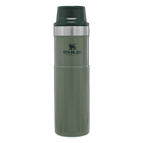 Stanley Classic Trigger Action Travel Mug 20 oz Leak Proof  Packable Hot  Cold Thermos  Double Wall Vacuum Insulated Tumbler for Coffee Tea  Drinks  BPA Free StainlessSteel Travel Cup