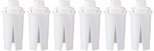 Amazon Basics Replacement Water Filters for Water Pitchers Compatible with Brita  6Pack