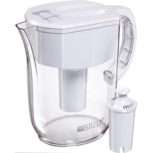 Brita Large 10 Cup Water Filter Pitcher with 1 No Smart Light Made Without BPA Everyday (Design May Vary)