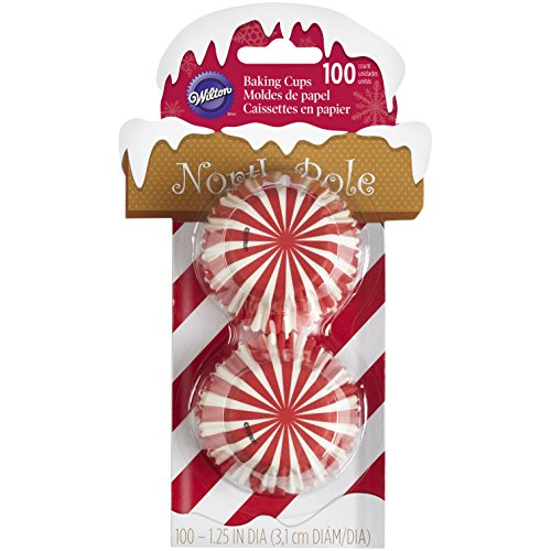 Wilton 100 Count Christmas North Pole Baking Cups Mini