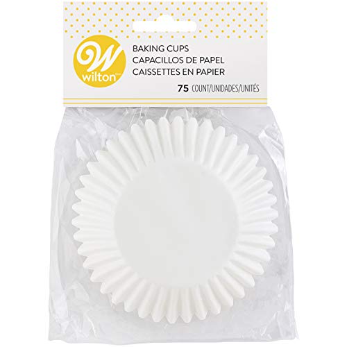 Wilton Jumbo White Baking Cups 75