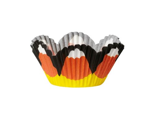 Wilton Petal Candy Corn 48Pack Baking Cup Mini